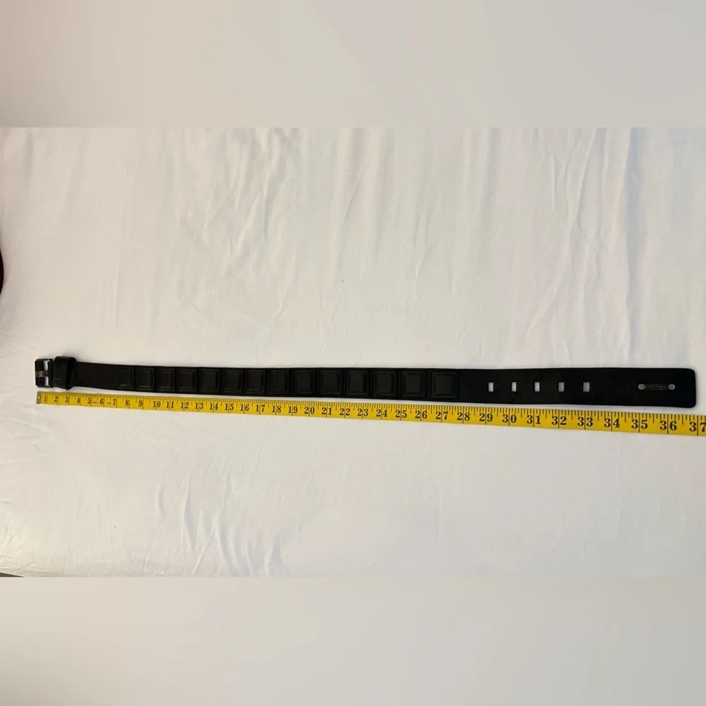 Diesel Men’s Black Gold Belt Size 32 - Picture 6 of 9